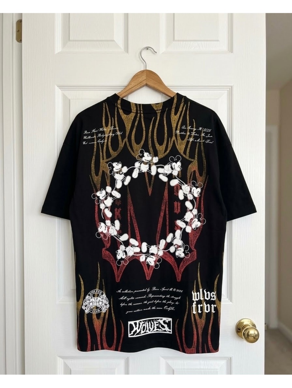 Darc Sport x Mickey Forever Premium OS Tee in Black. Sm